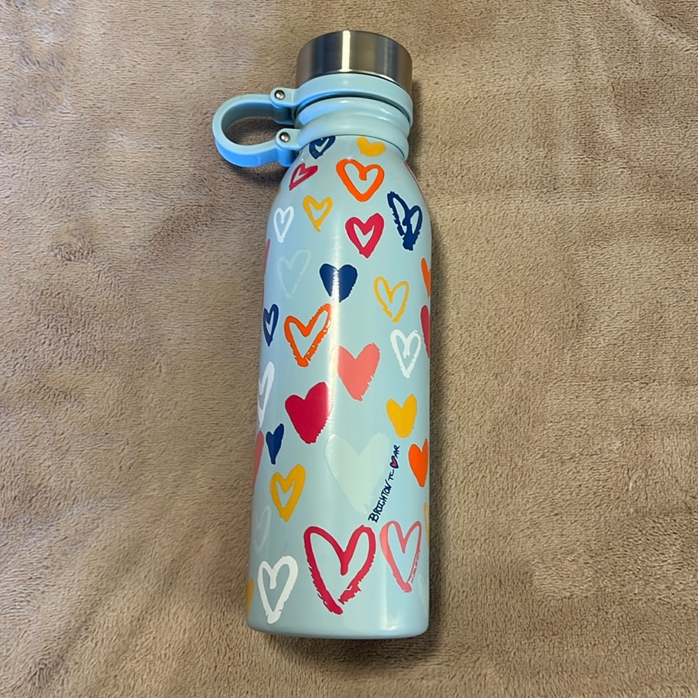 BRIGHTON NWT Designer Stainless Steel Color of Love Water Bottle/Jug Valentine’s